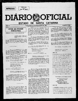 Diário Oficial do Estado de Santa Catarina. Ano 52. N° 12802 de 26/09/1985