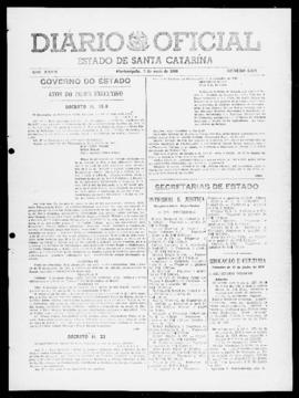 Diário Oficial do Estado de Santa Catarina. Ano 27. N° 6551 de 03/05/1960