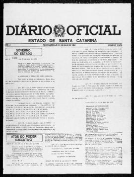 Diário Oficial do Estado de Santa Catarina. Ano 51. N° 12475 de 31/05/1984