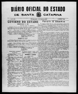Diário Oficial do Estado de Santa Catarina. Ano 9. N° 2263 de 25/05/1942