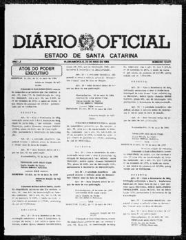 Diário Oficial do Estado de Santa Catarina. Ano 51. N° 12471 de 25/05/1984