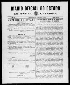 Diário Oficial do Estado de Santa Catarina. Ano 8. N° 2166 de 26/12/1941