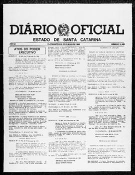 Diário Oficial do Estado de Santa Catarina. Ano 51. N° 12469 de 23/05/1984