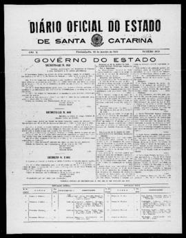 Diário Oficial do Estado de Santa Catarina. Ano 10. N° 2670 de 31/01/1944