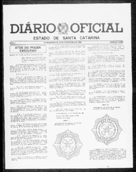 Diário Oficial do Estado de Santa Catarina. Ano 51. N° 12654 de 22/02/1985
