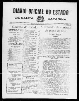 Diário Oficial do Estado de Santa Catarina. Ano 1. N° 84 de 18/06/1934