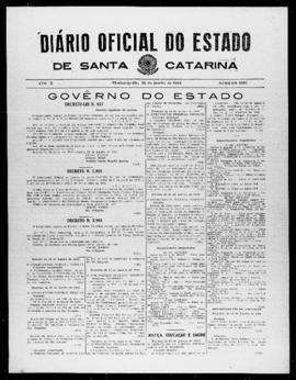 Diário Oficial do Estado de Santa Catarina. Ano 10. N° 2667 de 26/01/1944