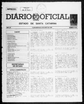 Diário Oficial do Estado de Santa Catarina. Ano 61. N° 14941 de 25/05/1994