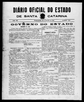 Diário Oficial do Estado de Santa Catarina. Ano 7. N° 1854 de 23/09/1940