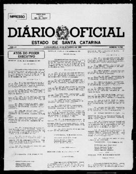 Diário Oficial do Estado de Santa Catarina. Ano 52. N° 12793 de 13/09/1985