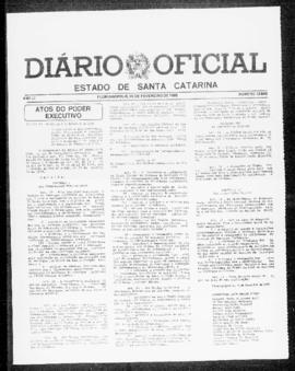 Diário Oficial do Estado de Santa Catarina. Ano 51. N° 12643 de 05/02/1985