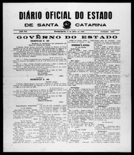 Diário Oficial do Estado de Santa Catarina. Ano 7. N° 1808 de 18/07/1940