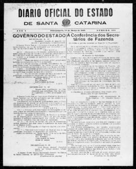 Diário Oficial do Estado de Santa Catarina. Ano 5. N° 1171 de 28/03/1938