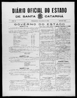 Diário Oficial do Estado de Santa Catarina. Ano 10. N° 2665 de 24/01/1944