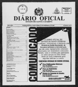 Diário Oficial do Estado de Santa Catarina. Ano 75. N° 18752 de 15/12/2009