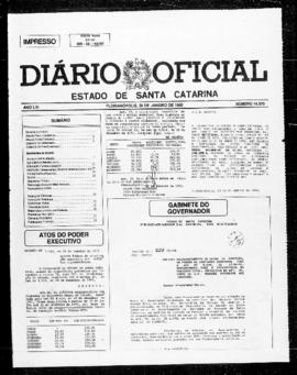 Diário Oficial do Estado de Santa Catarina. Ano 56. N° 14373 de 30/01/1992