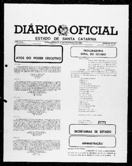 Diário Oficial do Estado de Santa Catarina. Ano 49. N° 12157 de 21/02/1983