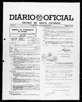 Diário Oficial do Estado de Santa Catarina. Ano 49. N° 12137 de 20/01/1983