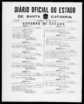Diário Oficial do Estado de Santa Catarina. Ano 20. N° 4945 de 27/07/1953