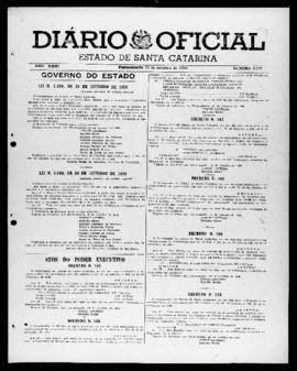 Diário Oficial do Estado de Santa Catarina. Ano 23. N° 5727 de 29/10/1956
