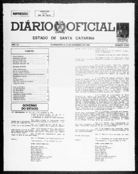 Diário Oficial do Estado de Santa Catarina. Ano 61. N° 15062 de 21/11/1994