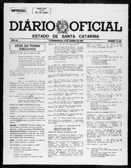 Diário Oficial do Estado de Santa Catarina. Ano 53. N° 13126 de 19/01/1987