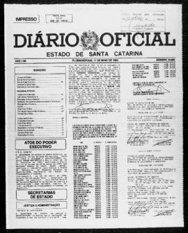 Diário Oficial do Estado de Santa Catarina. Ano 58. N° 14684 de 11/05/1993