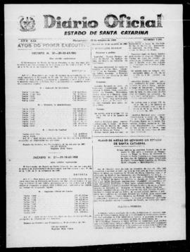 Diário Oficial do Estado de Santa Catarina. Ano 30. N° 7409 de 29/10/1963