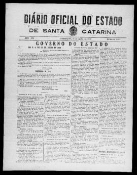 Diário Oficial do Estado de Santa Catarina. Ano 16. N° 3967 de 27/06/1949
