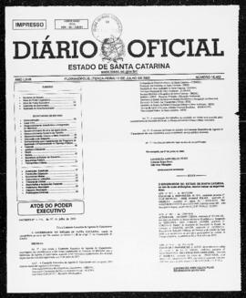 Diário Oficial do Estado de Santa Catarina. Ano 67. N° 16452 de 11/07/2000
