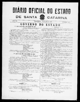 Diário Oficial do Estado de Santa Catarina. Ano 20. N° 4928 de 01/07/1953