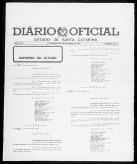 Diário Oficial do Estado de Santa Catarina. Ano 47. N° 11712 de 30/04/1981