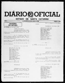 Diário Oficial do Estado de Santa Catarina. Ano 51. N° 12489 de 20/06/1984