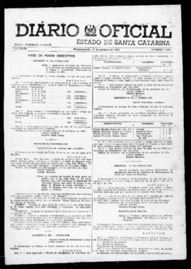 Diário Oficial do Estado de Santa Catarina. Ano 31. N° 7654 de 01/10/1964