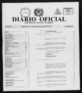 Diário Oficial do Estado de Santa Catarina. Ano 76. N° 18830 de 20/04/2010