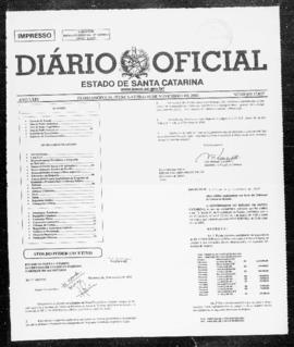 Diário Oficial do Estado de Santa Catarina. Ano 69. N° 17027 de 05/11/2002