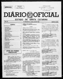 Diário Oficial do Estado de Santa Catarina. Ano 56. N° 14239 de 22/07/1991