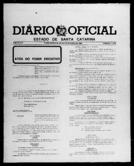 Diário Oficial do Estado de Santa Catarina. Ano 48. N° 11914 de 24/02/1982