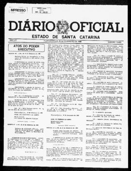 Diário Oficial do Estado de Santa Catarina. Ano 53. N° 13400 de 25/02/1988