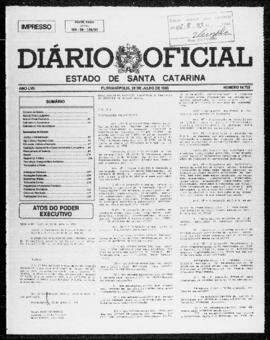 Diário Oficial do Estado de Santa Catarina. Ano 58. N° 14739 de 28/07/1993