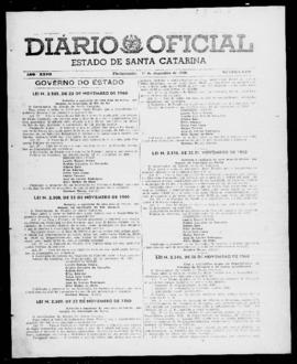 Diário Oficial do Estado de Santa Catarina. Ano 27. N° 6692 de 01/12/1960