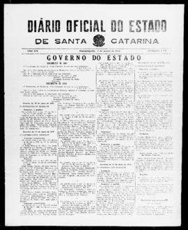 Diário Oficial do Estado de Santa Catarina. Ano 20. N° 4909 de 02/06/1953