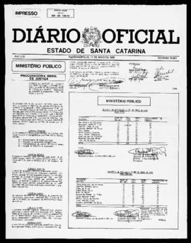 Diário Oficial do Estado de Santa Catarina. Ano 54. N° 13451 de 11/05/1988