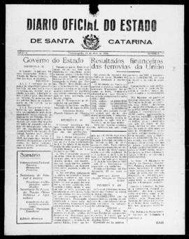 Diário Oficial do Estado de Santa Catarina. Ano 1. N° 70 de 31/05/1934