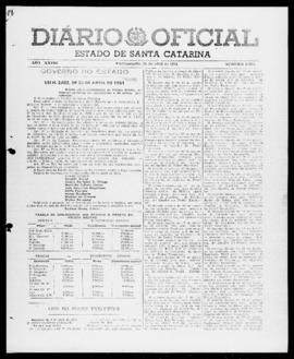 Diário Oficial do Estado de Santa Catarina. Ano 28. N° 6794 de 28/04/1961