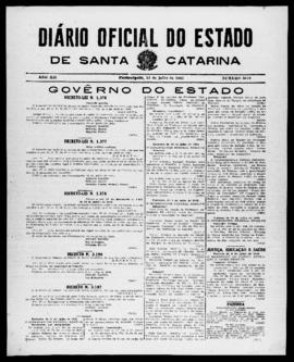 Diário Oficial do Estado de Santa Catarina. Ano 12. N° 3019 de 11/07/1945