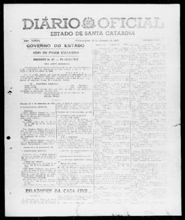 Diário Oficial do Estado de Santa Catarina. Ano 28. N° 6952 de 21/12/1961