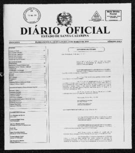 Diário Oficial do Estado de Santa Catarina. Ano 76. N° 18814 de 25/03/2010