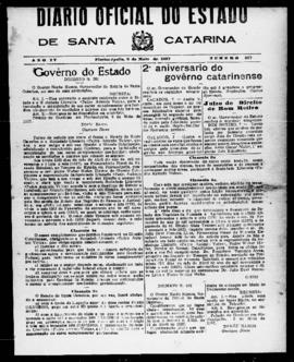 Diário Oficial do Estado de Santa Catarina. Ano 4. N° 917 de 08/05/1937