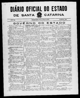 Diário Oficial do Estado de Santa Catarina. Ano 12. N° 3000 de 13/06/1945